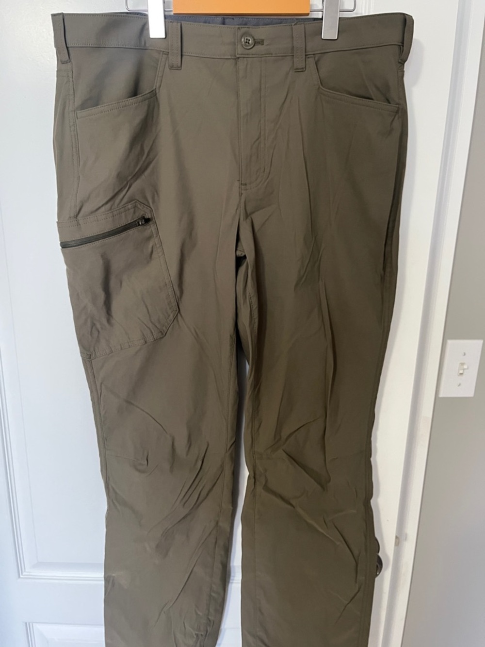 Eddie Bauer Men's Olive Green Hiking Pants